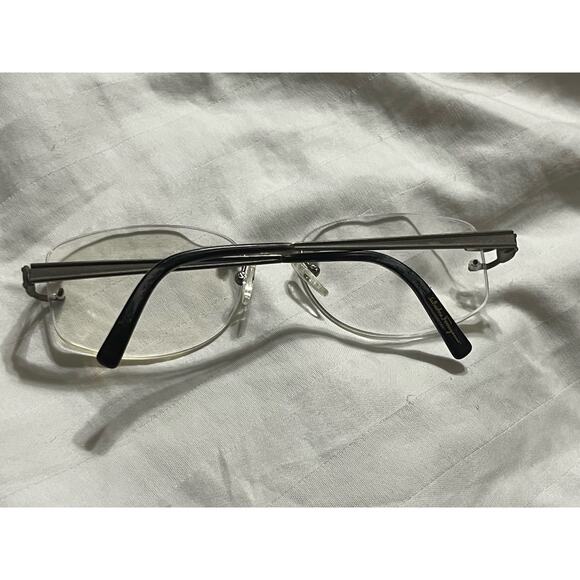 Salvatore Ferragamo 1597 Rimless Eyeglasses Frames Only 55-17 130 Made In Italy - Picture 2 of 10
